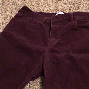 Garnet LOFT corduroy skinny pants